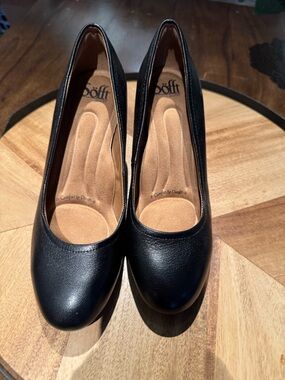 Sofft leather Black Women's Classic Cushioned Pump